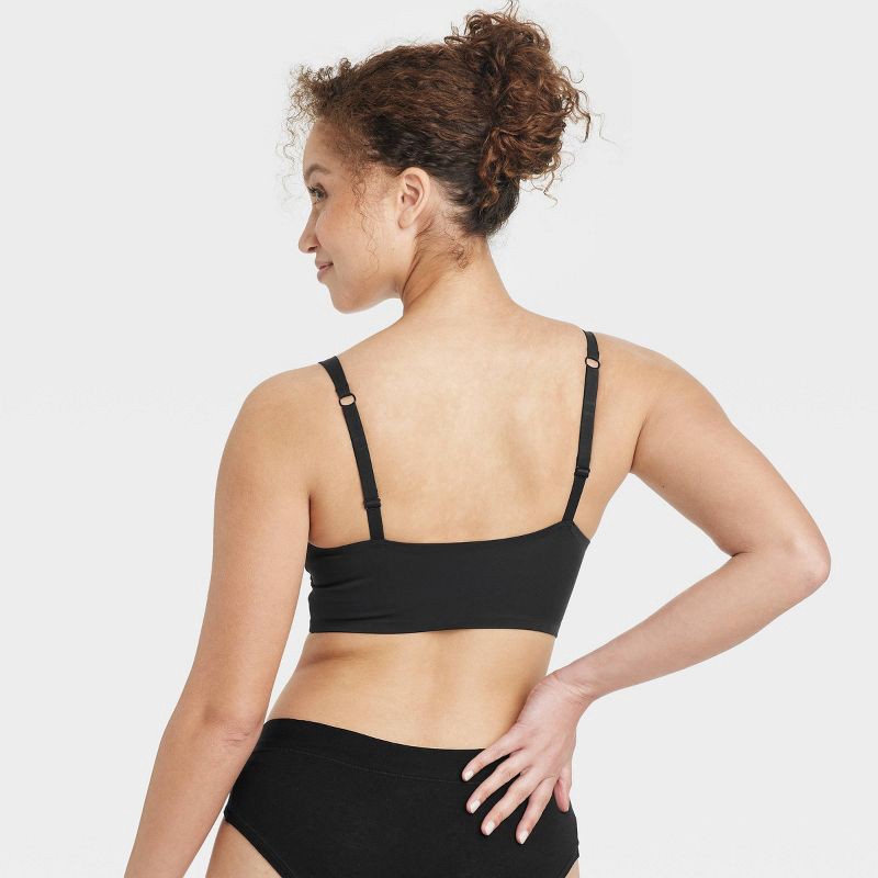 slide 2 of 3, Women's Signature Smooth Comfort Bralette - Auden™ Black XS, 1 ct