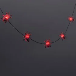 Spider Reflector Red LED Bulbs Halloween String Lights - Hyde & EEK! Boutique™