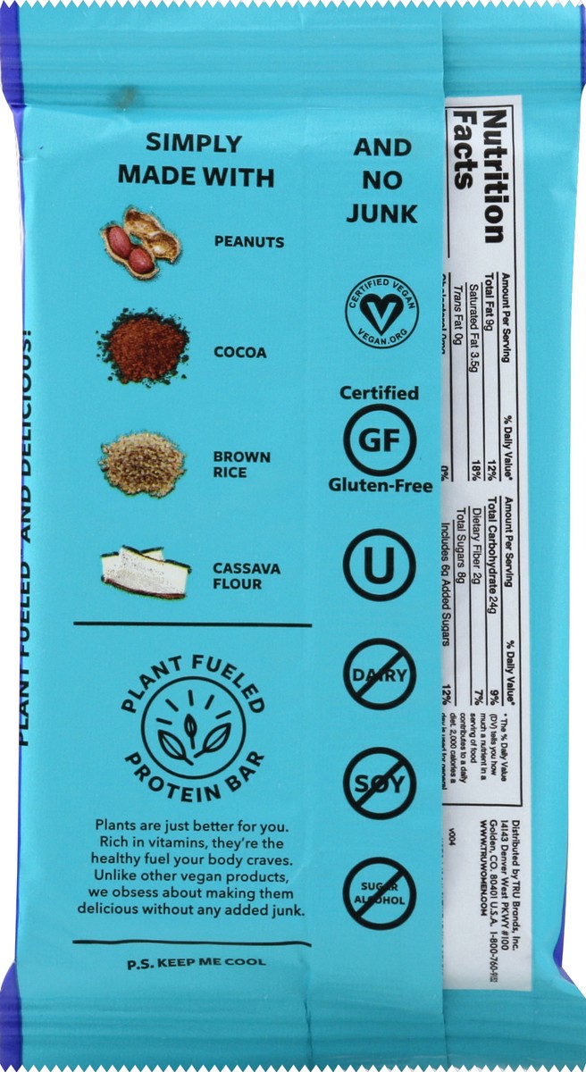 slide 4 of 6, Trubar Smother Fudger Peanut Butter Protein Bar 1.76 oz, 1.76 oz