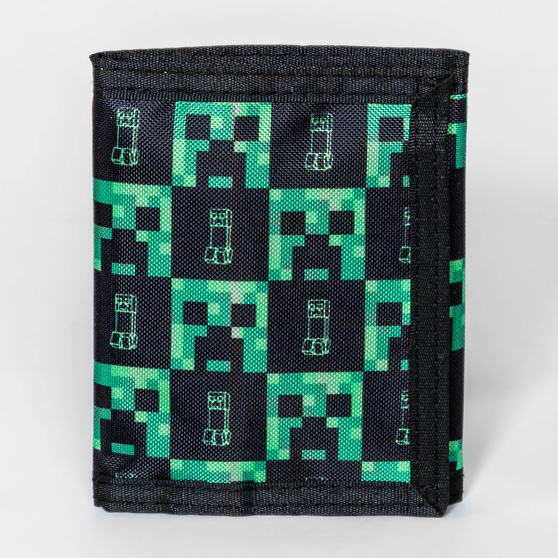 Kids' Minecraft Trifold Wallet Black 1 ct Shipt