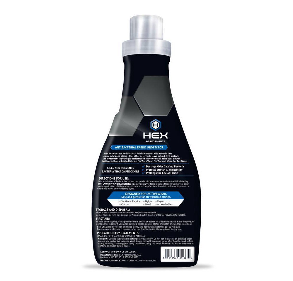 slide 4 of 5, Hex Performance Antimicrobial Fabric Protector, Fresh and Clean Scent, 32 oz
