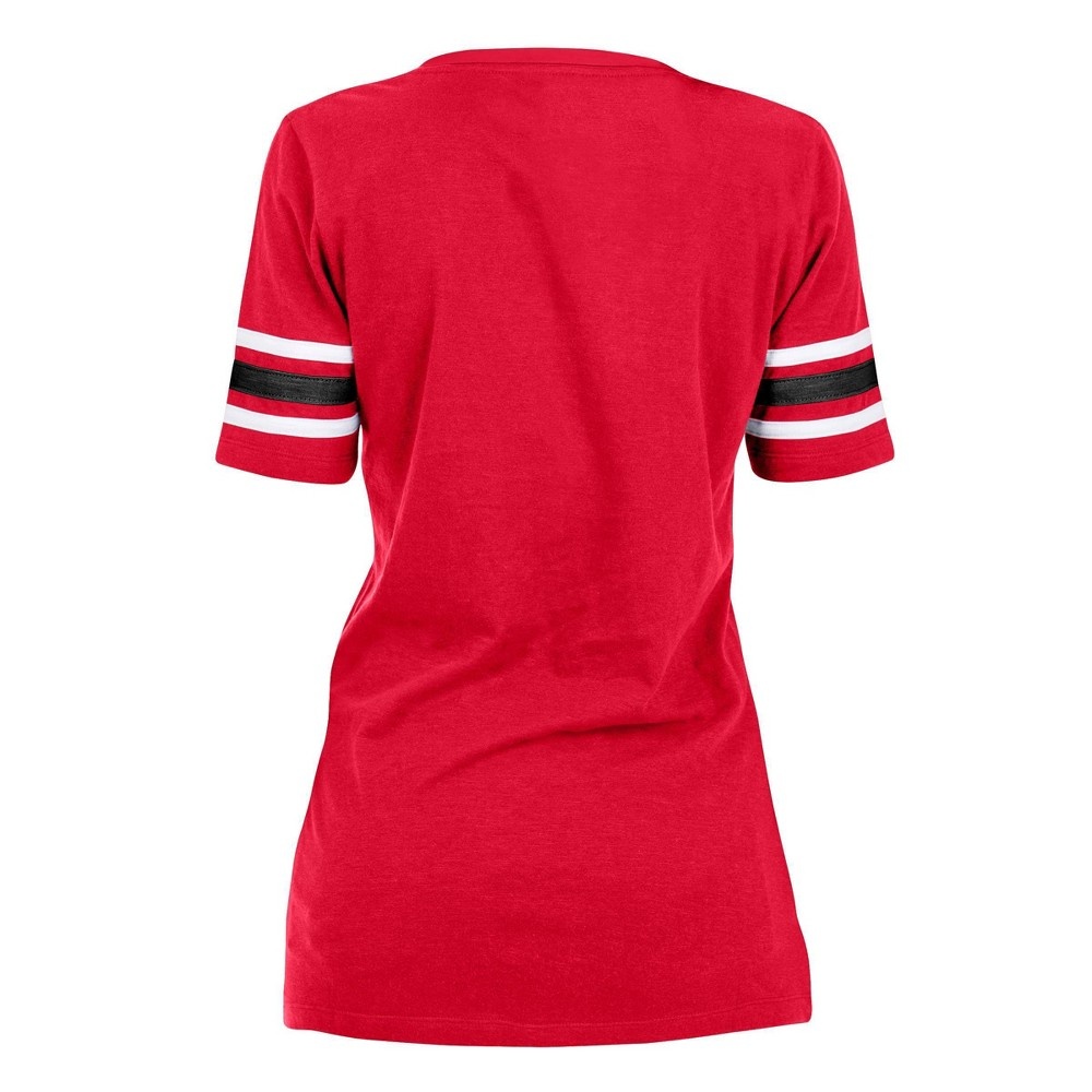 slide 2 of 2, MLB Cincinnati Reds Women's Pitch Count V-Neck T-Shirt - XL, 1 ct