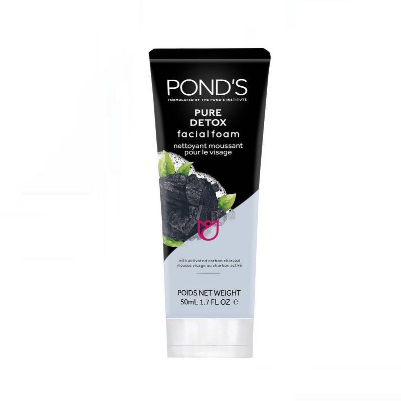 slide 1 of 2, POND's Pure Detox Facial Cleanser - 1.7 fl oz, 1.7 fl oz