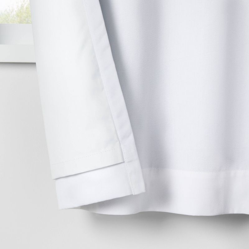 slide 4 of 5, 84" Blackout Twill Solid Kids' Panel White - Pillowfort™, 1 ct