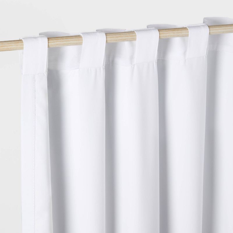 slide 5 of 5, 84" Blackout Twill Solid Kids' Panel White - Pillowfort™, 1 ct