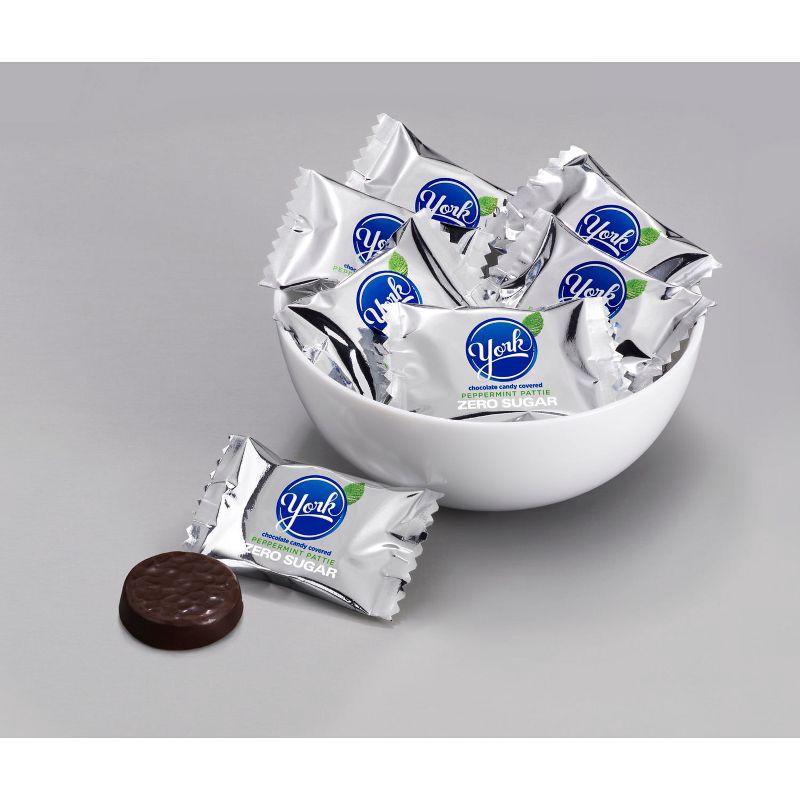 slide 3 of 7, York Zero Sugar Chocolate Peppermint Patties Candy - 5.1oz, 5.1 oz