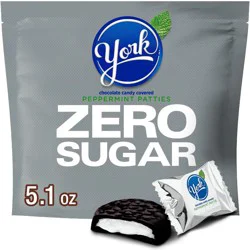 York Zero Sugar Chocolate Peppermint Patties Candy - 5.1oz