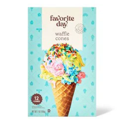 Waffle Cones - 12ct - Favorite Day™