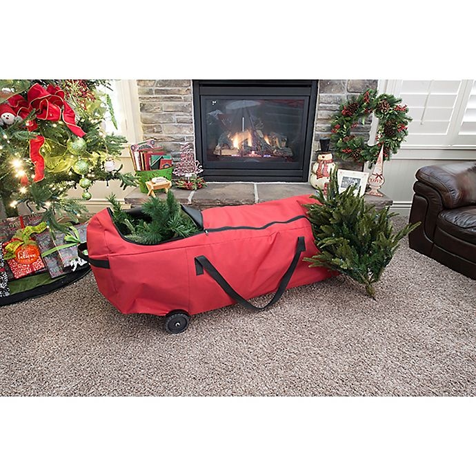 slide 2 of 10, TreeKeeper Artificial Tree Storage EZ Roller Duffle Bag, 1 ct