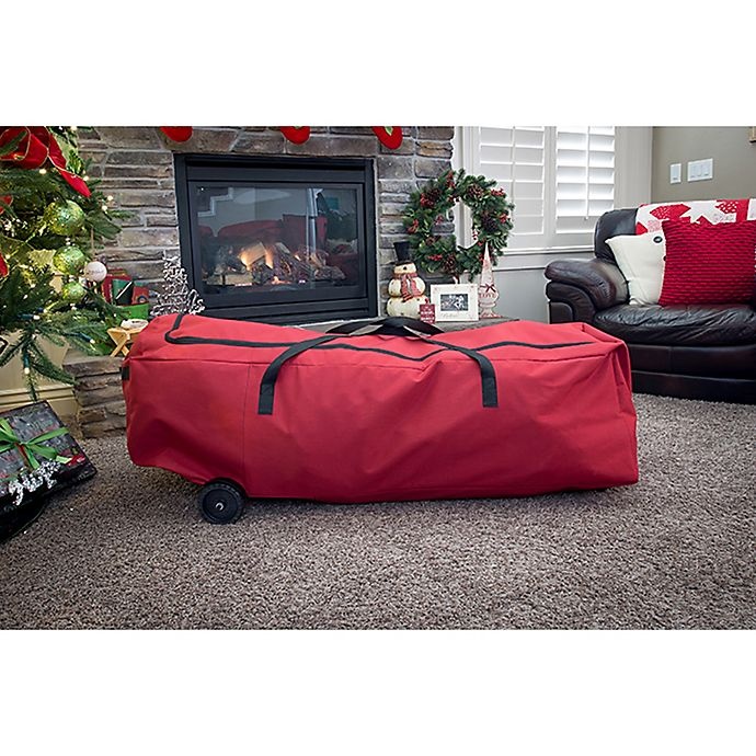 slide 3 of 10, TreeKeeper Artificial Tree Storage EZ Roller Duffle Bag, 1 ct