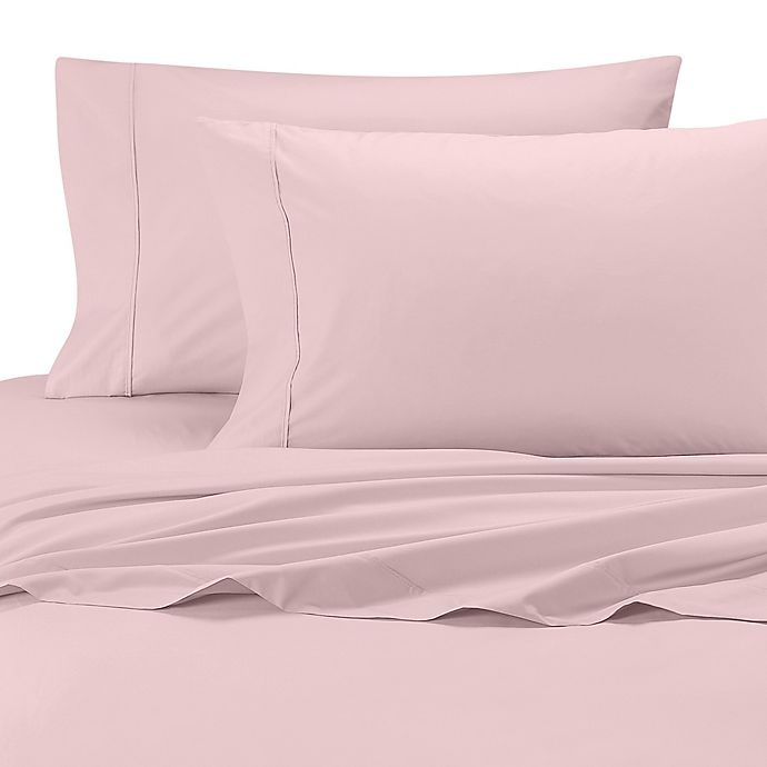 slide 1 of 1, SHEEX Arctic 300-Thread-Count Tencel Lyocell Standard/Queen Pillowcases - Pink, 2 ct