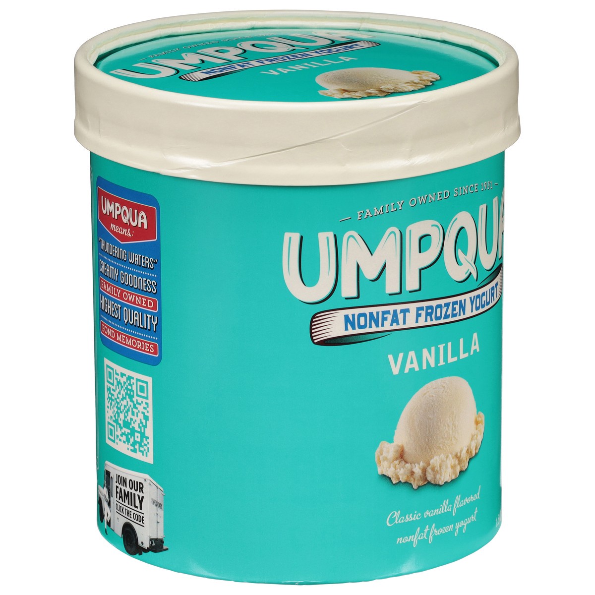 slide 6 of 12, Umpqua Non Fat Vanilla Frozen Yogurt 1.5 qt, 1.5 qt