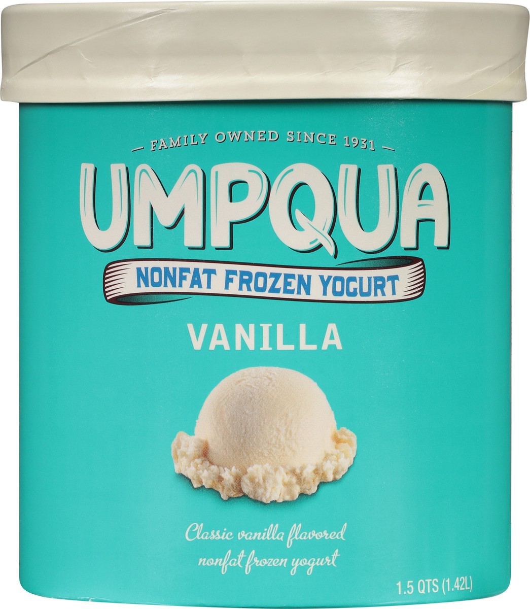 slide 8 of 12, Umpqua Non Fat Vanilla Frozen Yogurt 1.5 qt, 1.5 qt