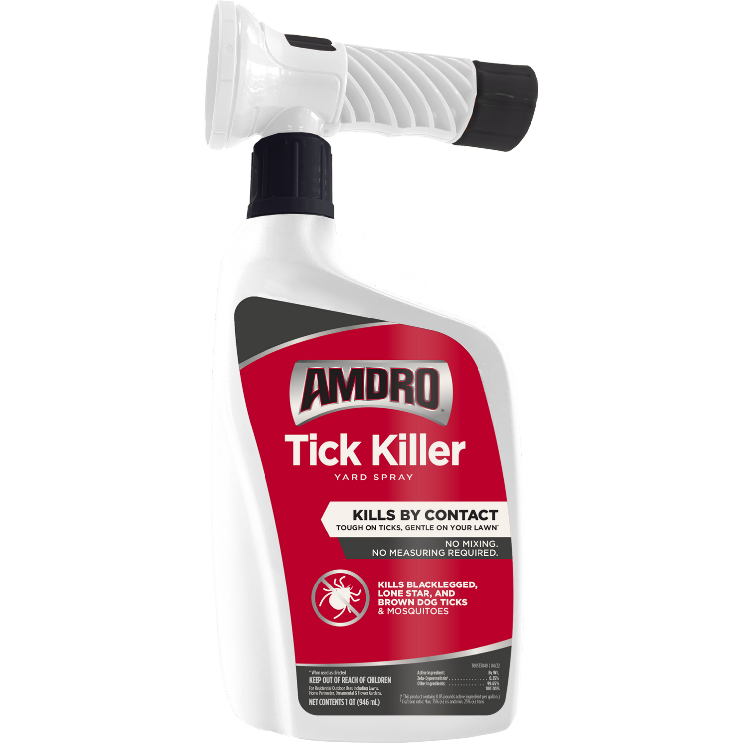 slide 1 of 1, AMDRO Tick Killer Yard Spray RTS 32 Ounces, 32 oz