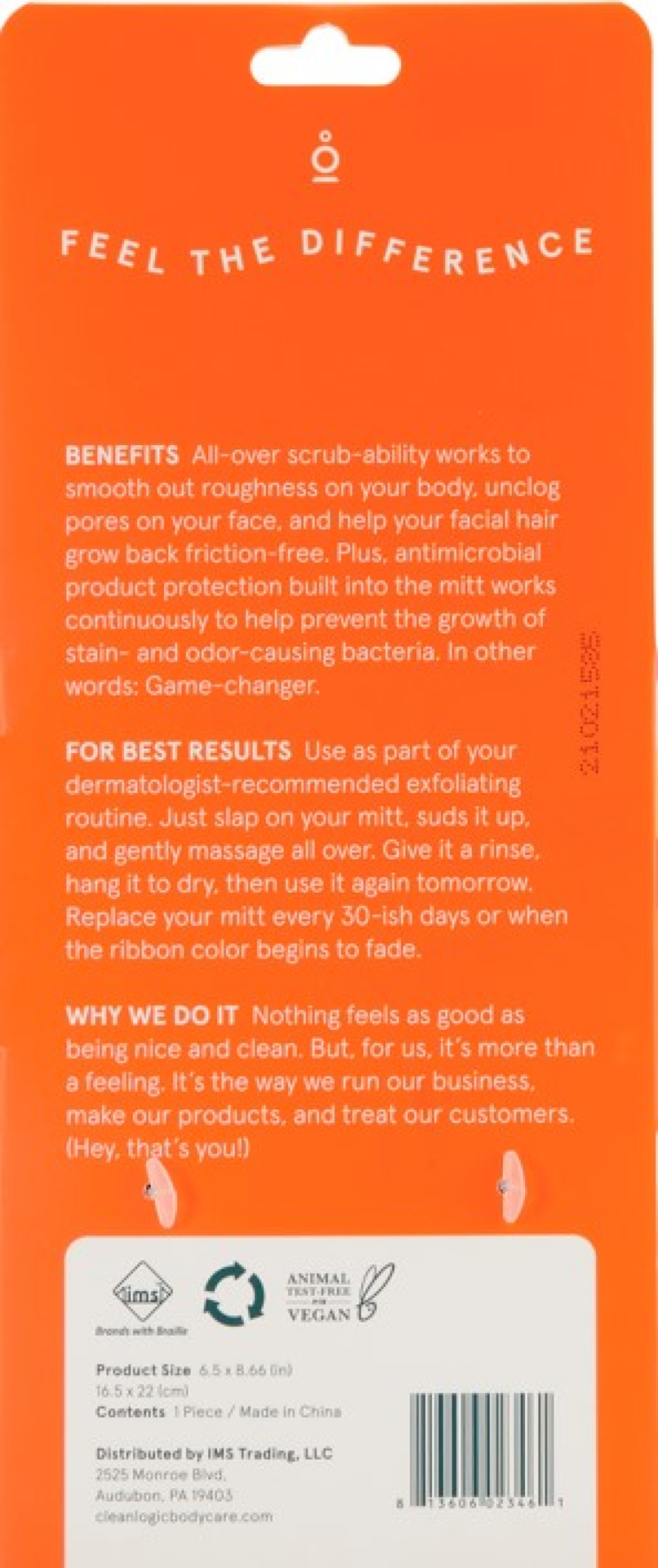 slide 2 of 2, cleanlogic Sport Grooming and Mitt 1 ea, 1 ct