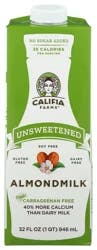Califia Farms Unsweetened Almondmilk 32 fl oz