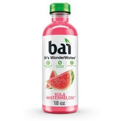 Bai Flavored Water, Kula Watermelon, Antioxidant Infused Beverage, 18 Fluid Ounce Bottle