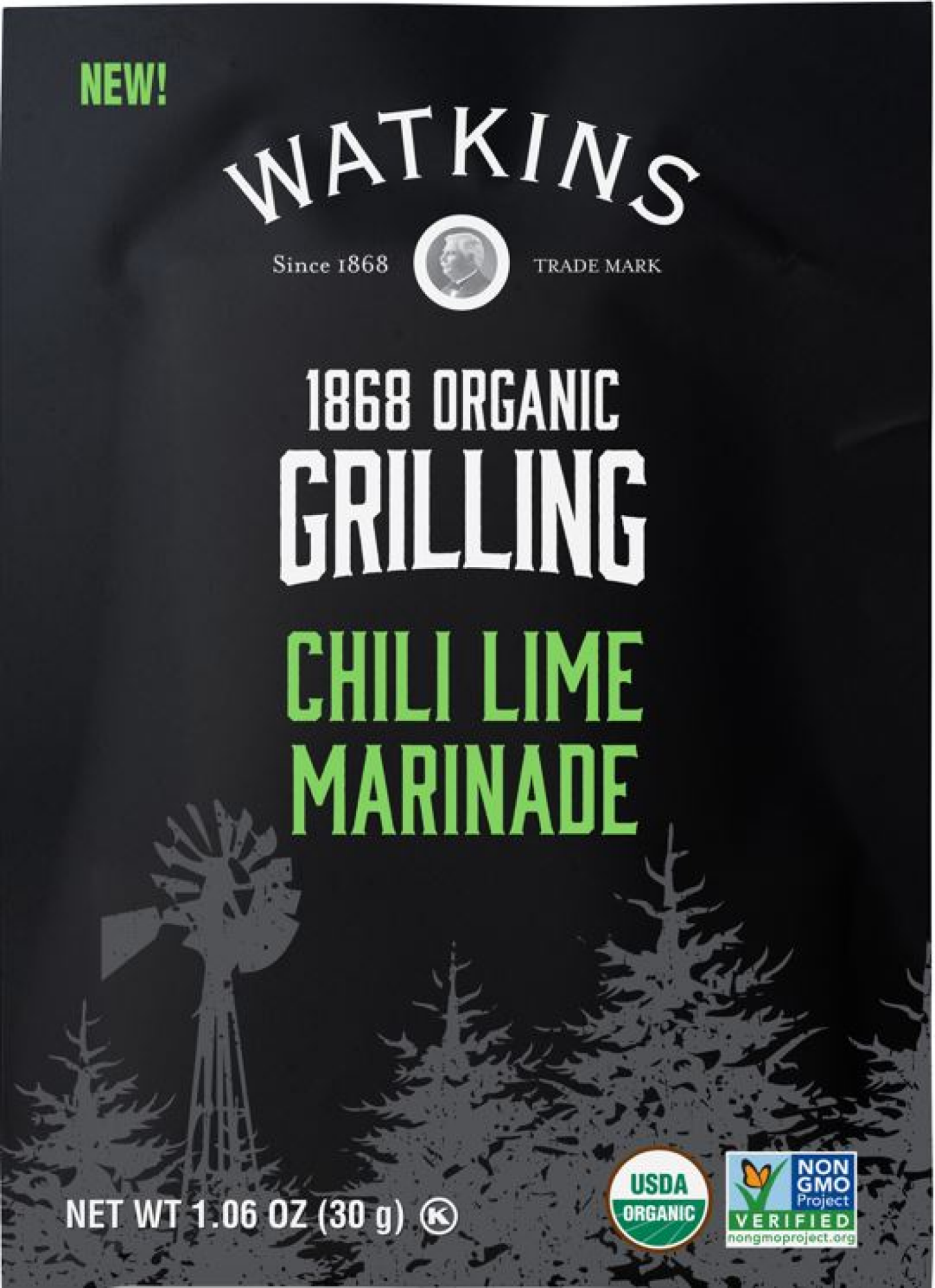 slide 1 of 2, Watkins Organic Grilling Chili Lime Marinade 1.06 oz, 1.06 oz