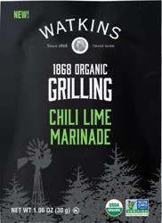 Watkins Organic Grilling Chili Lime Marinade 1.06 oz