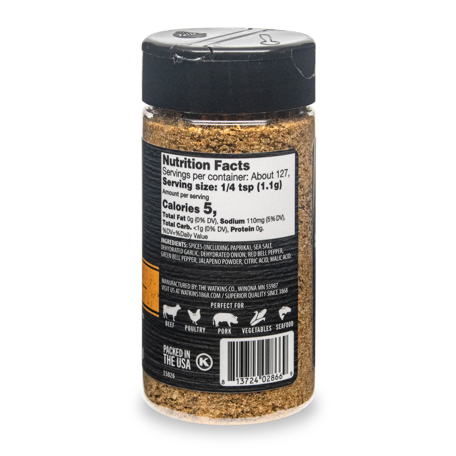 slide 2 of 2, Yellowstone Bunkhouse Blackened Seasoning 4 Oz, 4 oz