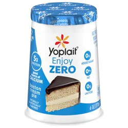Yoplait Light Boston Cream Pie Fat Free Yogurt, 6 OZ Yogurt Cup