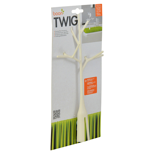 slide 1 of 4, Boon Twig Countertop Drying Rack - White, 1 ct