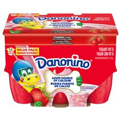 Danonino Dannon Danonino Strawberry Dairy Snack, 1.76oz, 12 Count