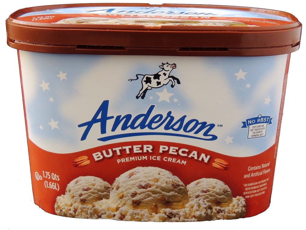 slide 1 of 1, AE Dairy Butter Pecan Ice Cream, 1.75 qt
