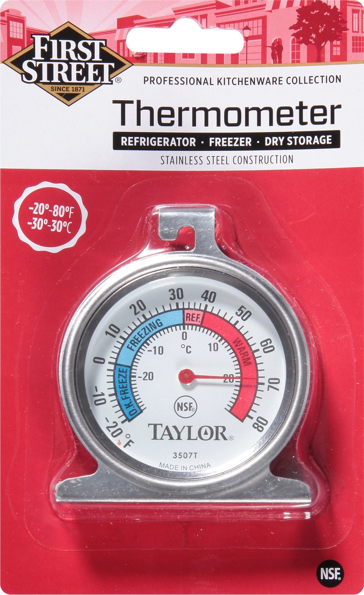 slide 6 of 11, First Street Nsf Refrigerator/Freezer Thermometer, 1 ct