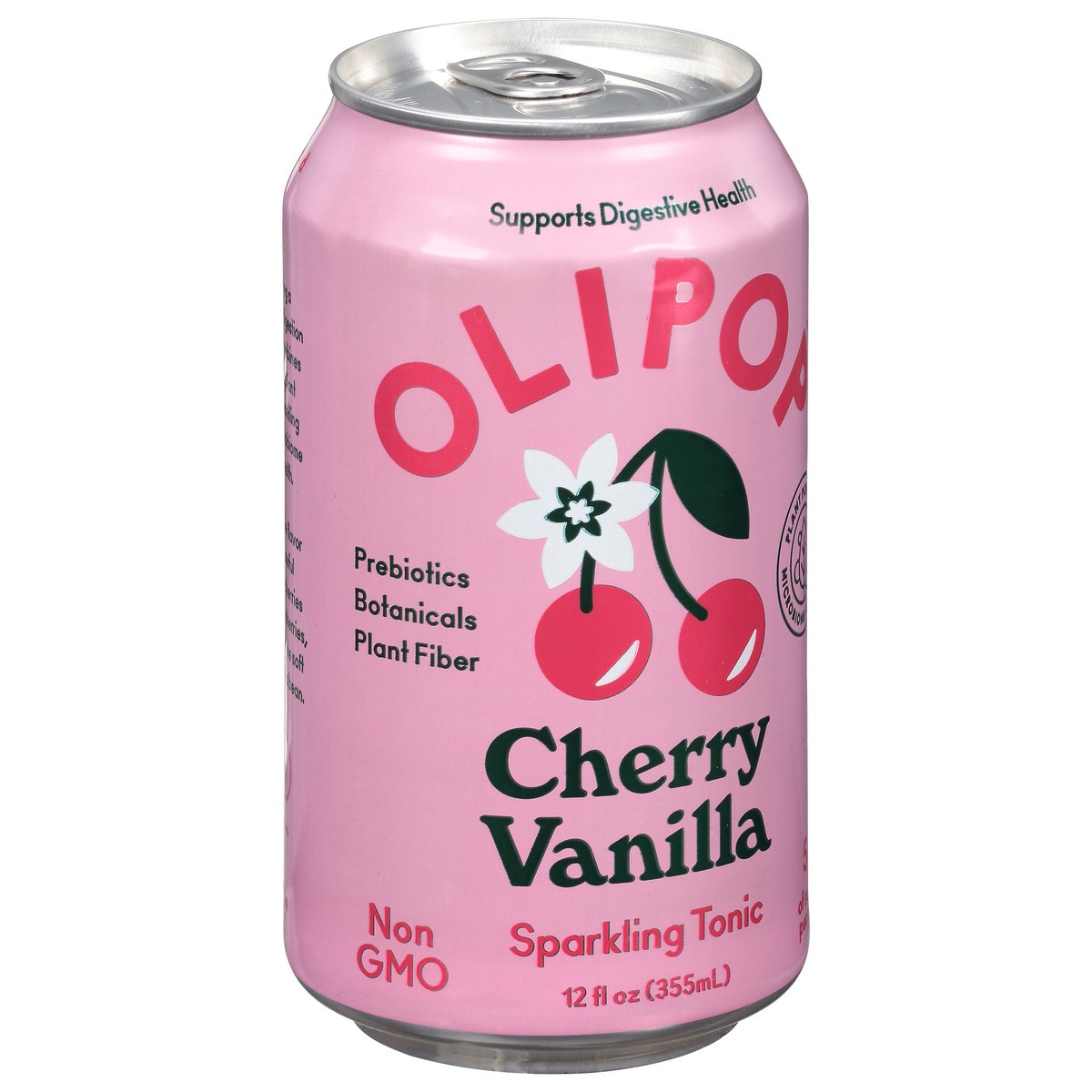 slide 6 of 9, Olipop Cherry Vanilla Sparkling Tonic, 12 fl oz