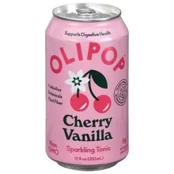 Olipop Cherry Vanilla Sparkling Tonic