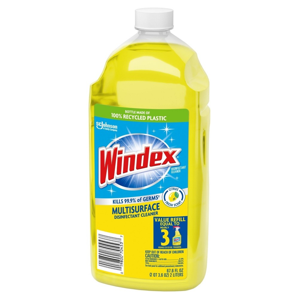 slide 4 of 5, Windex Refill Citrus Disinfectant, 67.6 fl oz