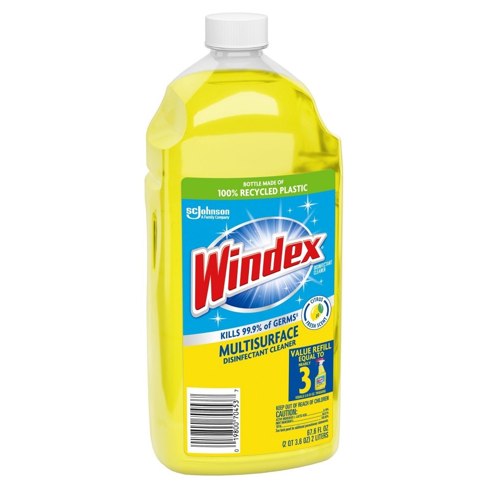 slide 5 of 5, Windex Refill Citrus Disinfectant, 67.6 fl oz