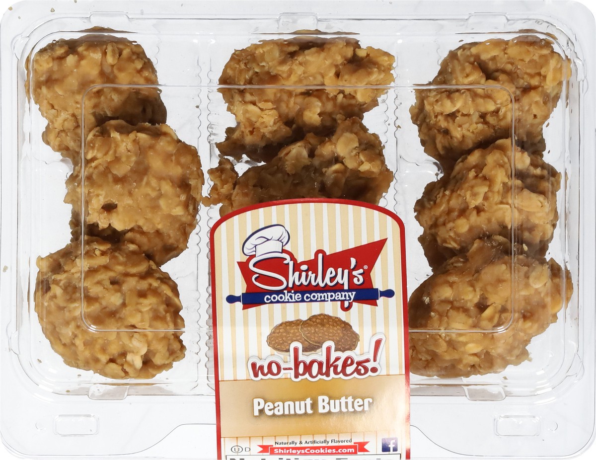 slide 6 of 9, Shirley's Cookie Co. No-Bakes Peanut Butter Cookies 13.5 oz, 13.5 oz