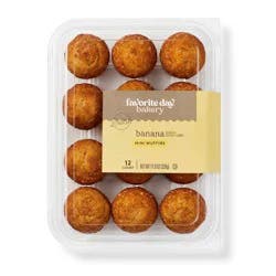 Banana Mini Muffins - 12ct - Favorite Day™