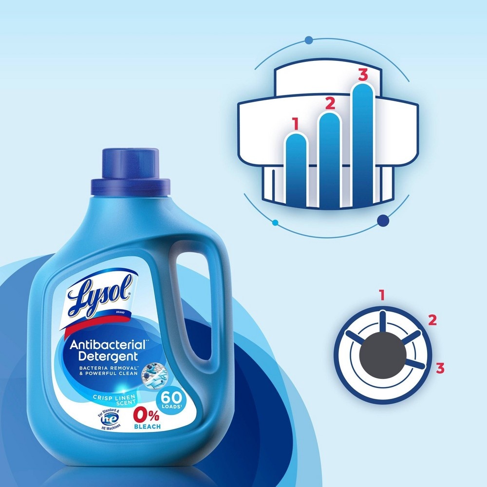 slide 4 of 5, Lysol Laundry Detergent - Free & Clear - 92 fl oz, 92 fl oz