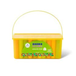 50ct Sidewalk Chalk Set Yellow Box - Mondo Llama