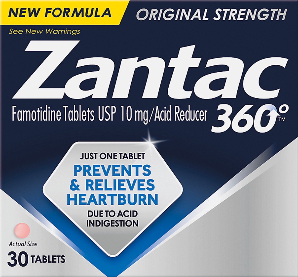 slide 1 of 9, Zantac Acid Reducer 10Mg, 30 ct