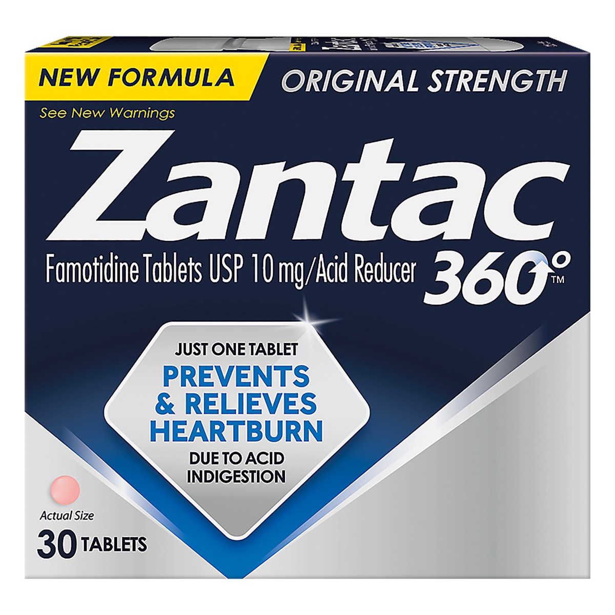 slide 1 of 9, Zantac Acid Reducer 10Mg, 30 ct