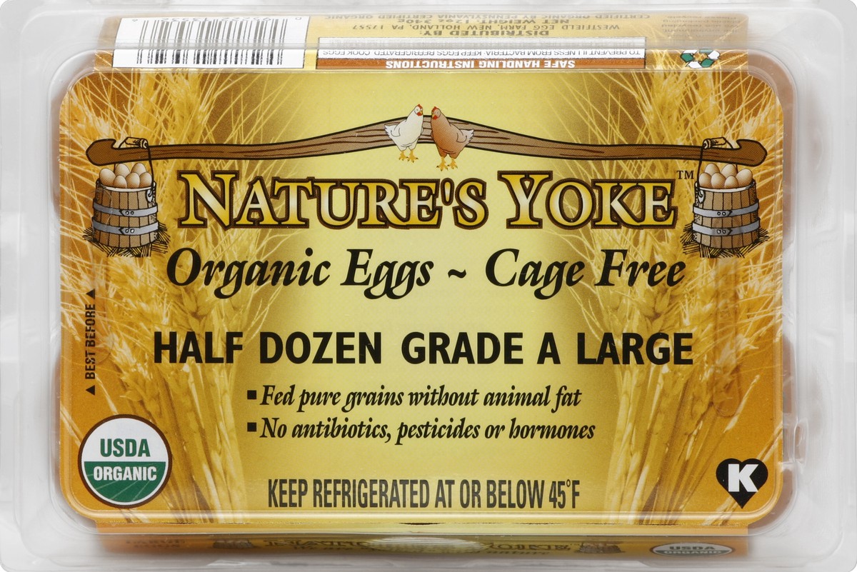 slide 2 of 4, Nature's Yoke Eggs 6 ea, 6 ct