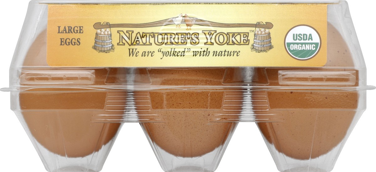 slide 3 of 4, Nature's Yoke Eggs 6 ea, 6 ct