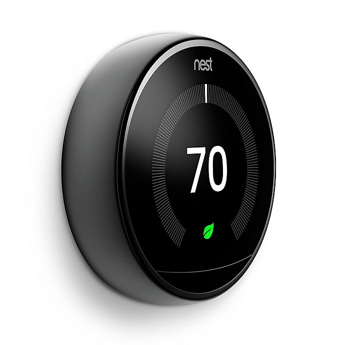 slide 2 of 6, Google Nest Learning Third Generation Thermostat - Mirror Black, 1 ct