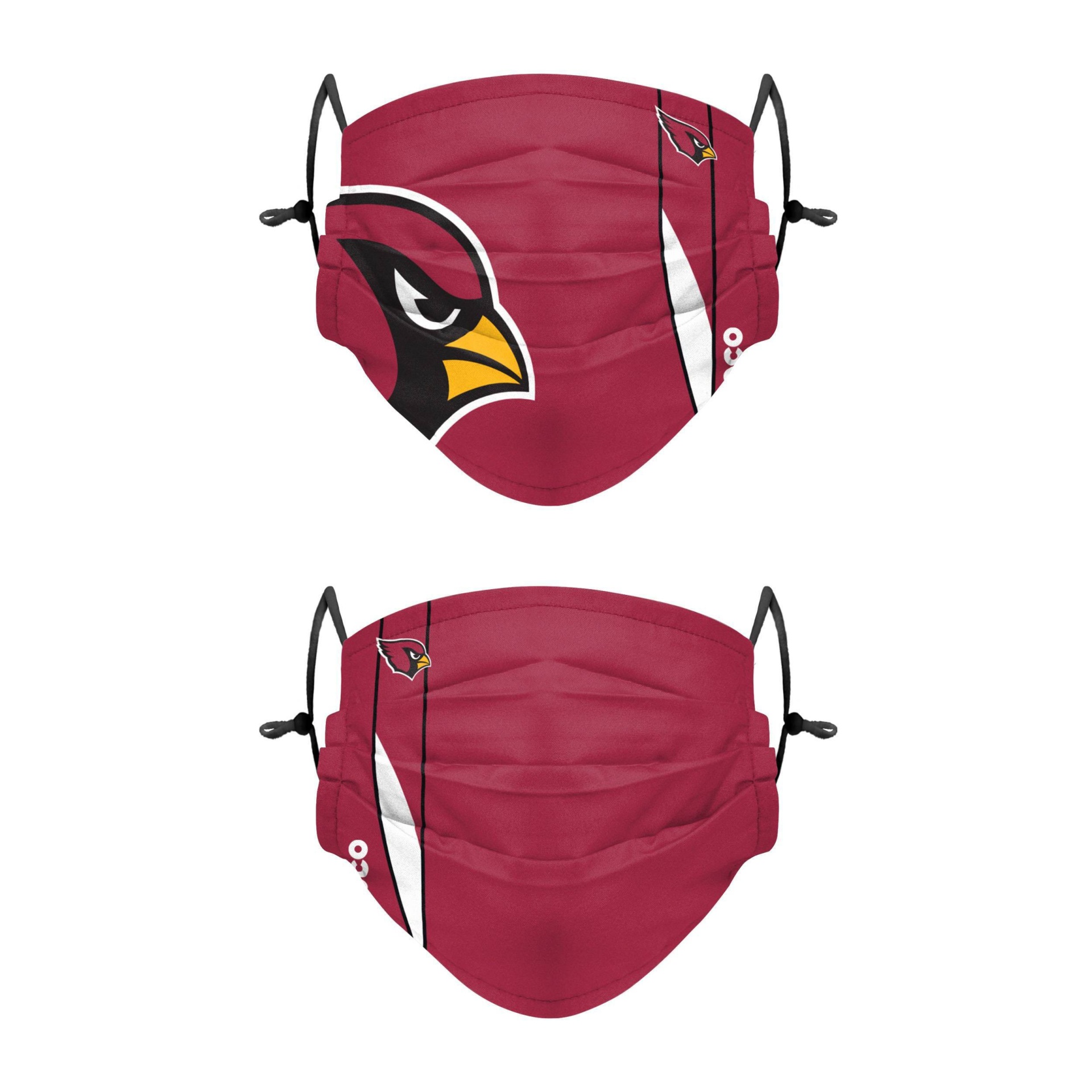 slide 1 of 1, NFL Arizona Cardinals Adult Gameday Adjustable Face Covering, 2 ct