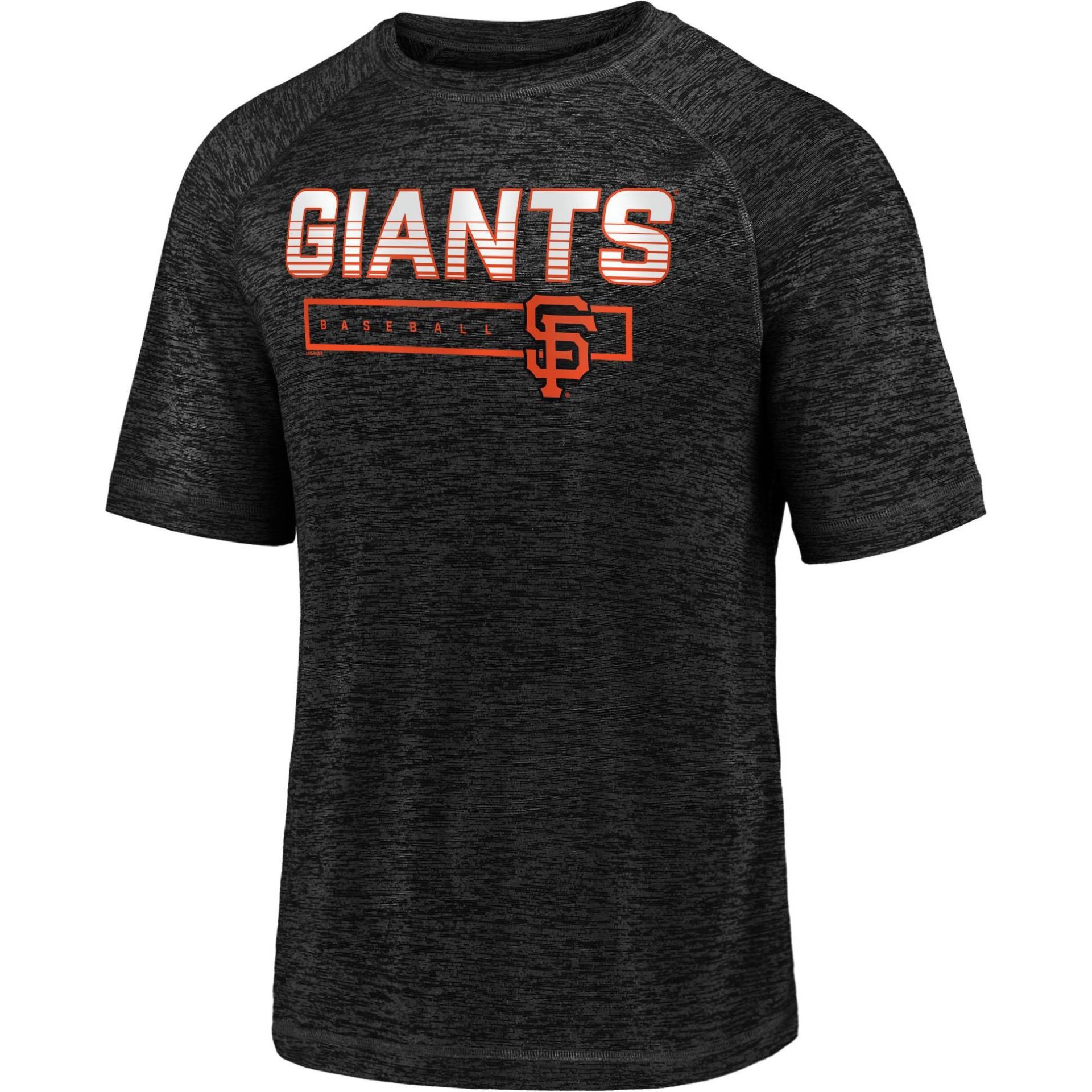 slide 1 of 3, MLB San Francisco Giants Men's Short Sleeve Striated Athleisure T-Shirt - XL, 1 ct