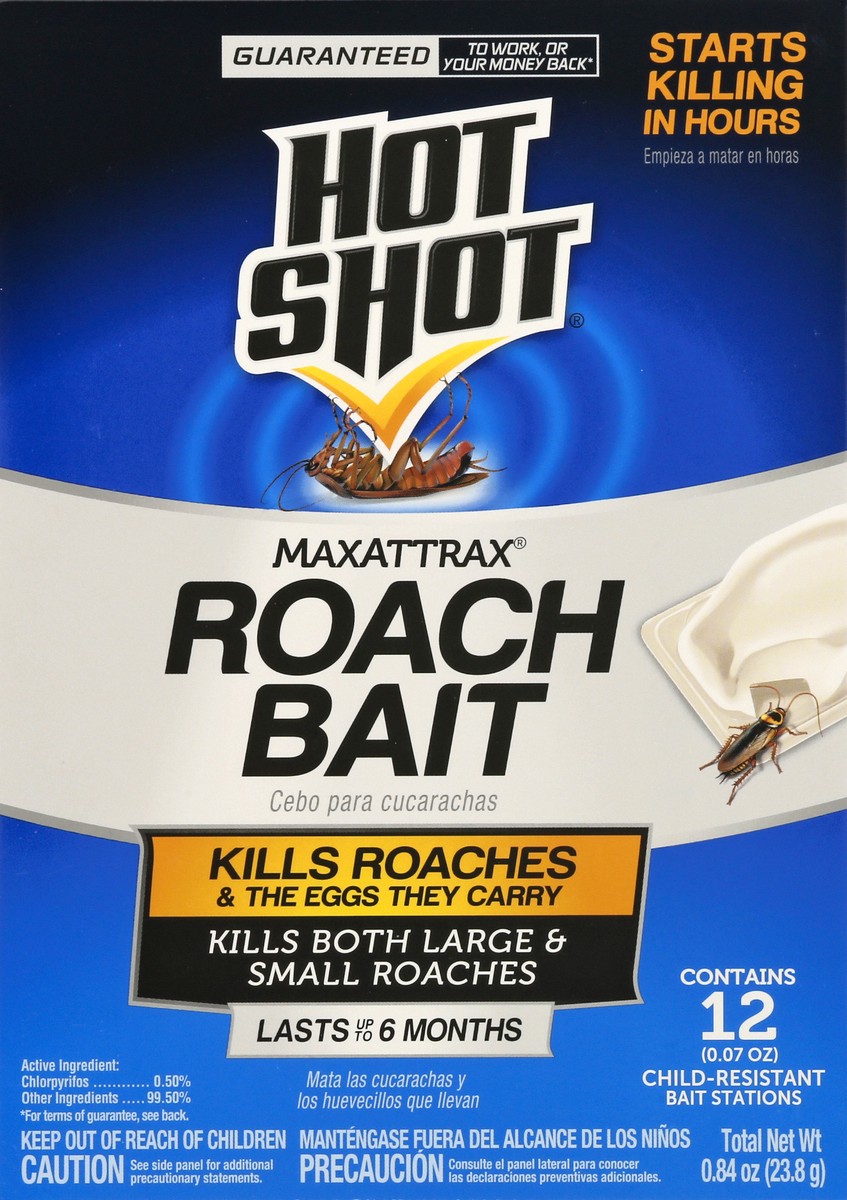 slide 10 of 12, Hot Shot MaxAttrax Roach Bait 12 ea, 12 ct