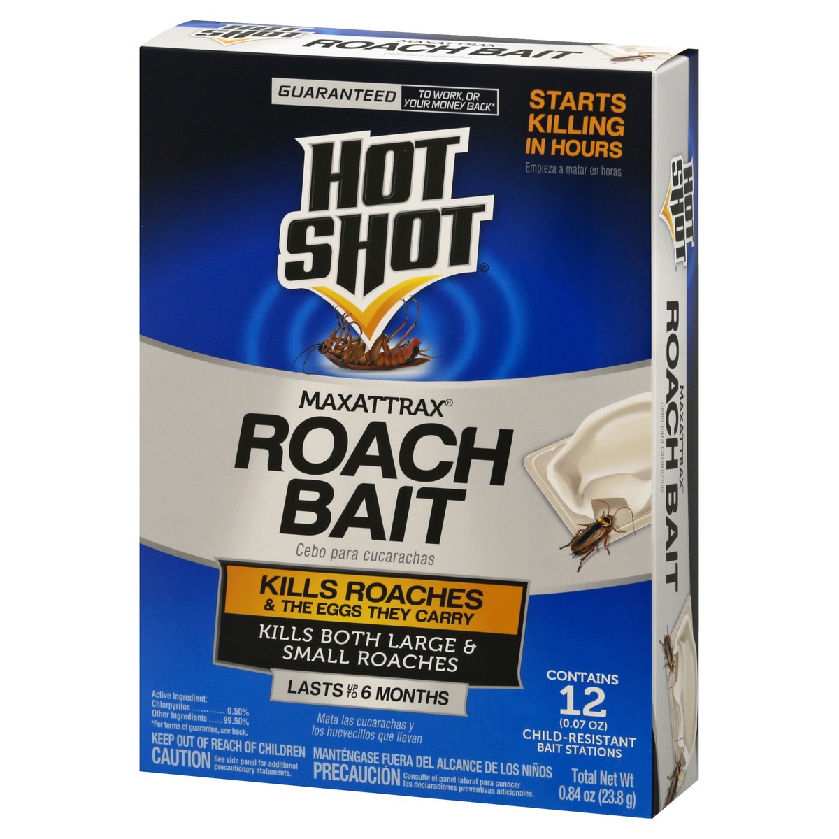 slide 6 of 12, Hot Shot MaxAttrax Roach Bait 12 ea, 12 ct