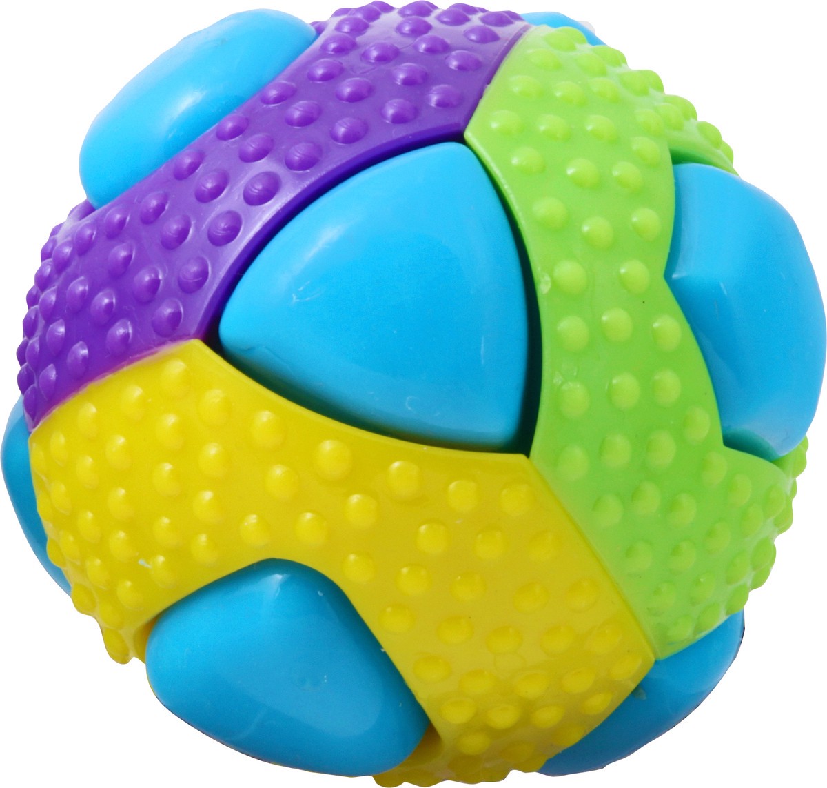 slide 4 of 9, MultiPet Ruff Enuff Theo Squeaker Ball Dog Toy 1 ea, 3 in