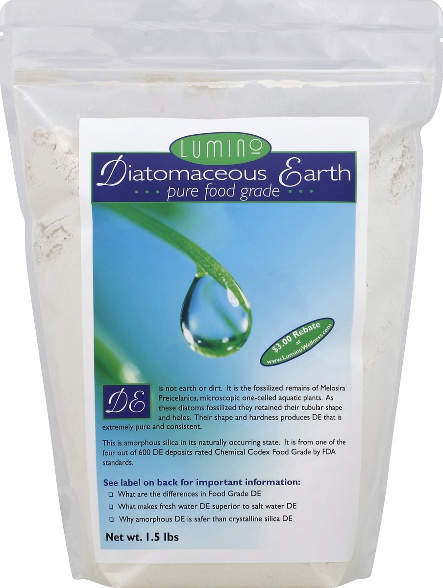 slide 1 of 3, Lumino Diatomaceous Earth 1.5 lb, 1.5 lb