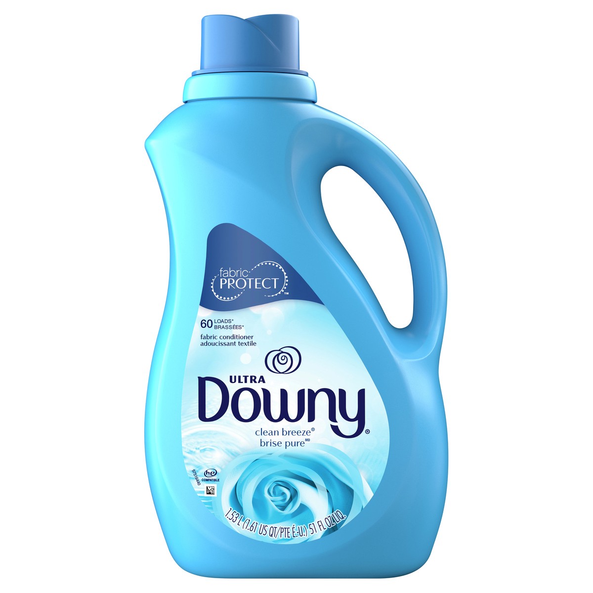 slide 1 of 7, Downy Ultra Clean Breeze Fabric Conditioner 1.5 lt, 51 fl oz