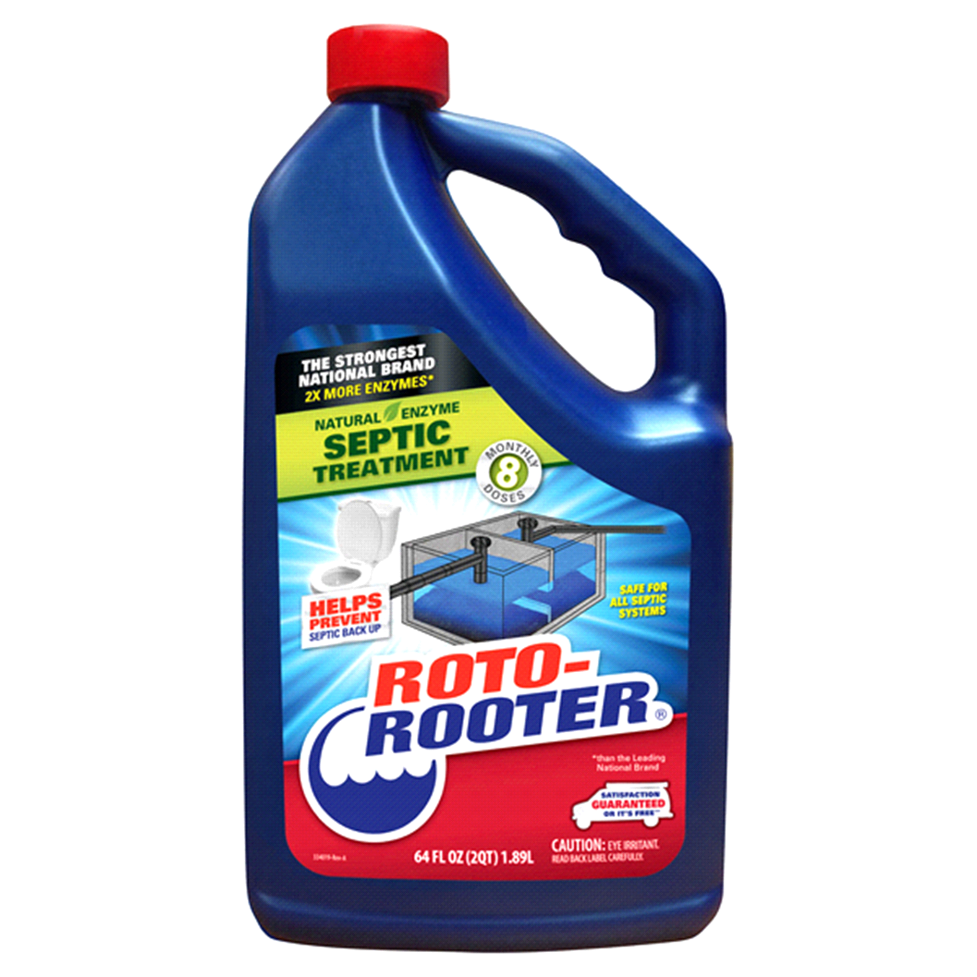 slide 1 of 1, Roto-Rooter Natural Enzyme Septic Treatment, 64 oz